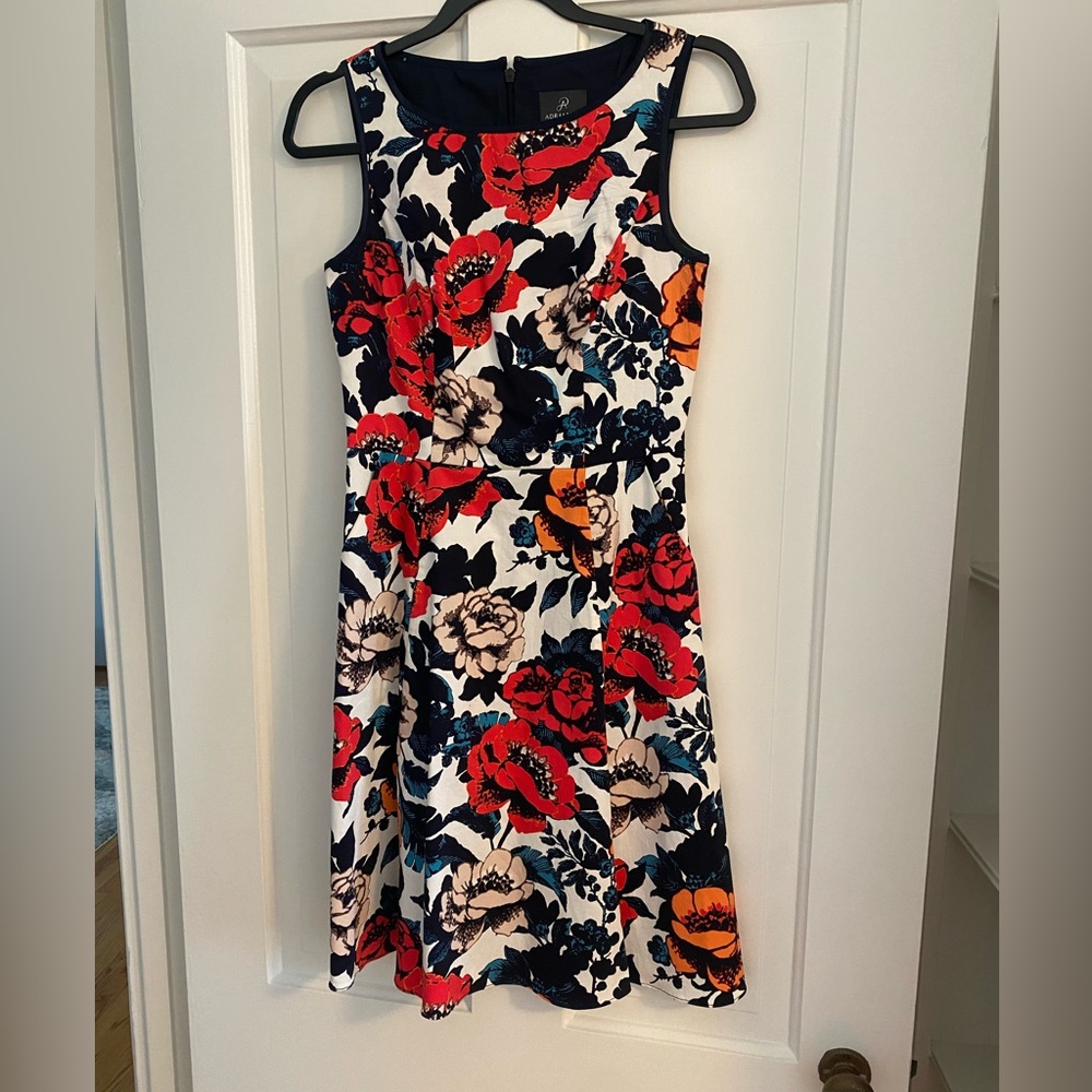 Adrianna Papell Floral Dress Size 2